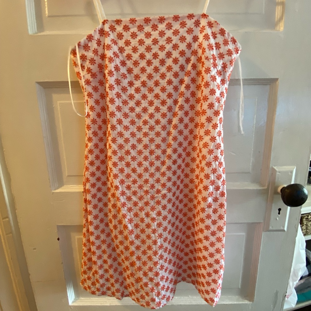Orange Mini Dress